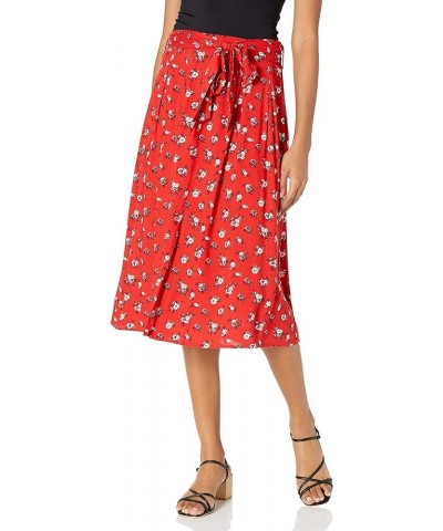 Women's A-line Red-wht $8.00 Skirts