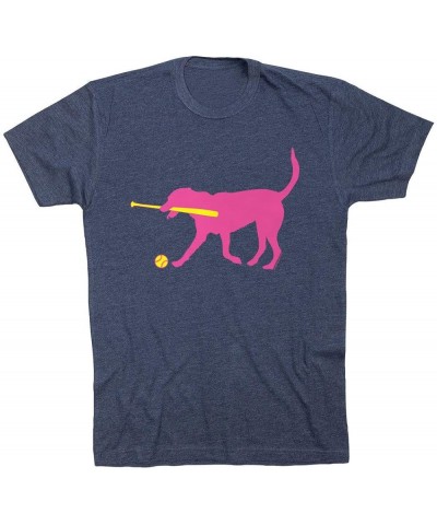 Mitts The Softball Dog T-Shirt | Softball Tees by ChalkTalk Sports | Multiple Colors | Youth and Adult Sizes Adult Navy $17.8...