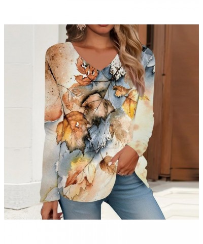 Plus Size Tops for Women 4X-5X Dressy Blouse T Shirts 2X Tops Long Sleeve V Neck Floral Printed Shirts for Women Trendy Fall ...