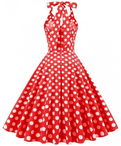 Women's Vintage Musical Note Sheet Music Print Dress 50's V Neck Sleeveless Cocktail Swing Bow-Knot Belted Dresses Red $8.31 ...