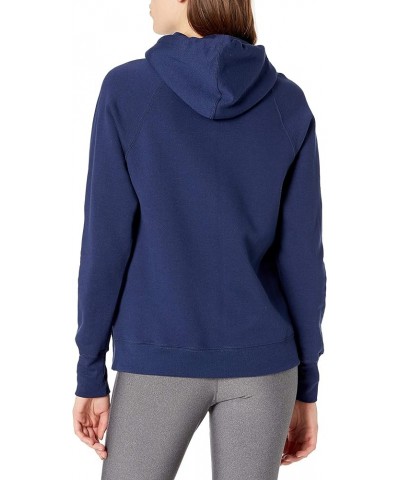 Women's Powerblend Fleece Hoodie, Full Script Athletic Navy-586417 $14.70 Activewear