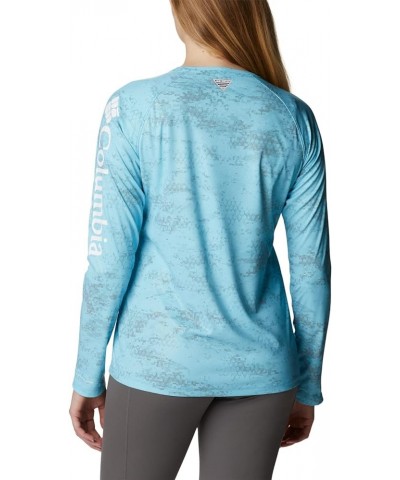 Women's Printed Tidal Deflector Long Sleeve Atoll/Pfg Camo Dark Medium $33.60 T-Shirts