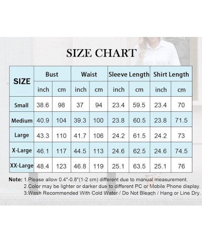 Women's Button Down Shirts V Neck Dress Shirts for Women Long Sleeve Office Casual Business Plain Blouses Tops White $8.40 Bl...