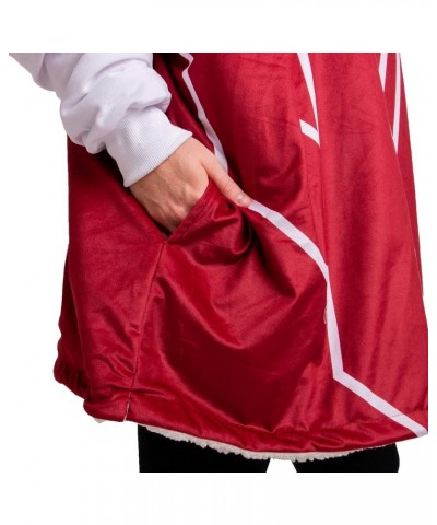 Women's Reversible Oversized Sherpa Hoodie Sweatshirt Colorblock Hoodeez Oklahoma Sooners Colorblock $32.20 Activewear