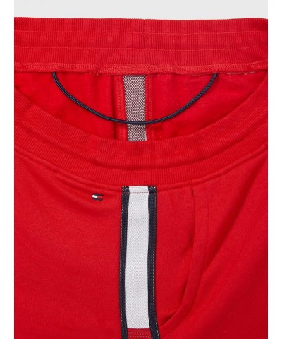 Women's Stripe Shorts with Drawcord Closure, Chinese Red $18.59 Shorts