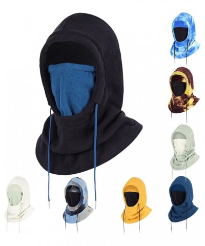 Sherpa Hood, Sherpa Hood Ski Mask Wind-Resistant Fleece Winter Face Mask Adjustable Warm Hood Cove W $10.82 Jackets