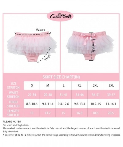 Adult Tulle Puffy Petticoat Tutu Ballet Ballerina Skirt Cotton Ruffle Panty Pinkwhite $15.19 Skirts