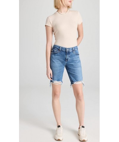 Women's Nikki Mid Rise Relaxed Skinny Short 19 Years Afterglow $61.88 Shorts