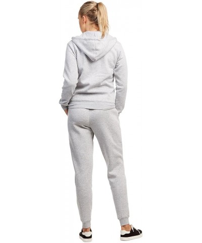 Women's Cotton Fleece Hoodie and Jogger Pants Grey Pants $10.38 Activewear