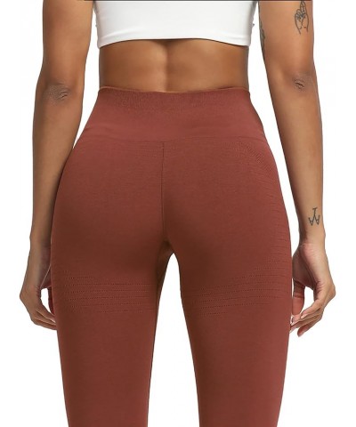 Seamless Legging for Women Carbon Tummy Control Workout Gym Sport Active Yoga Fitness Pants Butterbrown $12.30 Activewear