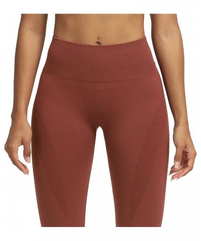 Seamless Legging for Women Carbon Tummy Control Workout Gym Sport Active Yoga Fitness Pants Butterbrown $12.30 Activewear