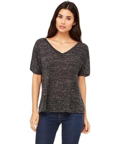 Bella 8815 Ladies' Flowy Basic V-Neck Tee 8815 Black Marble $10.00 T-Shirts