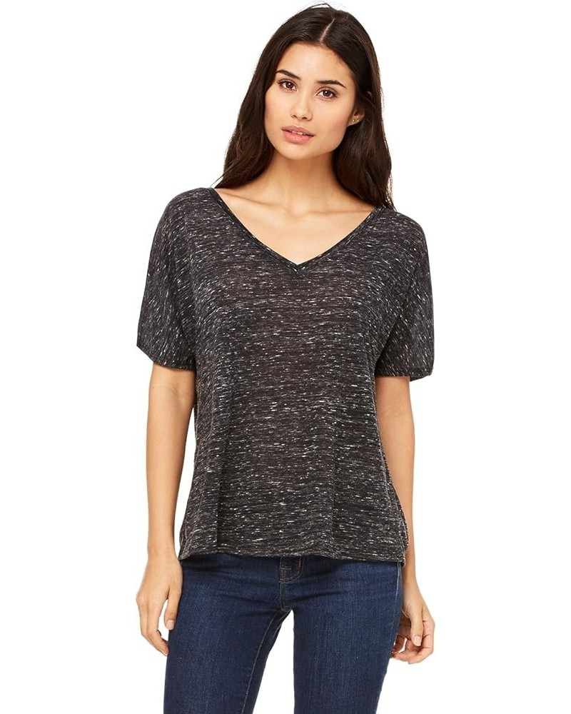 Bella 8815 Ladies' Flowy Basic V-Neck Tee 8815 Black Marble $10.00 T-Shirts