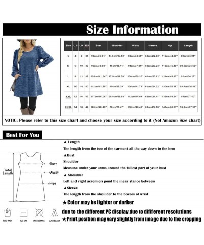 Christmas Dresses for Women Elegant Plus Size Casual T Shirt Dresses Fall Loose Flowy Swing Tunic Dress 03 Red $14.05 Dresses