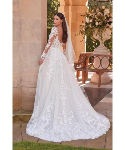 Mermaid Wedding Dresses for Bride 2023 Lace Ball Gown Beach Bohe Wedding Gowns for Women Rx05-ivory $50.95 Dresses