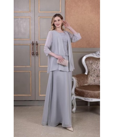 2 Piece Mother of The Bride Dresses for Wedding Mother of The Groom Dresses with Jacket Wedding Guest Dresses for Women Dusty...