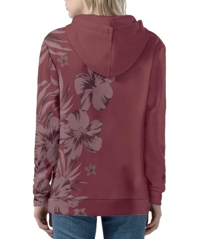 Womens Zip-up Hoodie with Kanga Pocket(XS-5XL) ,Cactus,Sunflowers,Butterfly Long Sleeve Sport Shirts Shell Jackets Hibiscus F...