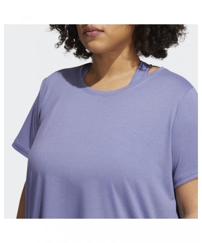 Women's Go-to Tee Orbit Violet/White $9.22 Activewear