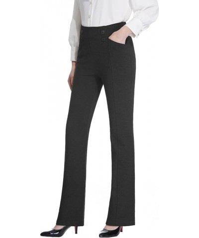 Women's Bootcut Dress Pants 28"/30"/32"/34" Work Pants with Pockets Slacks Business Casual Pants Tall Long Petite 34" Inseam ...