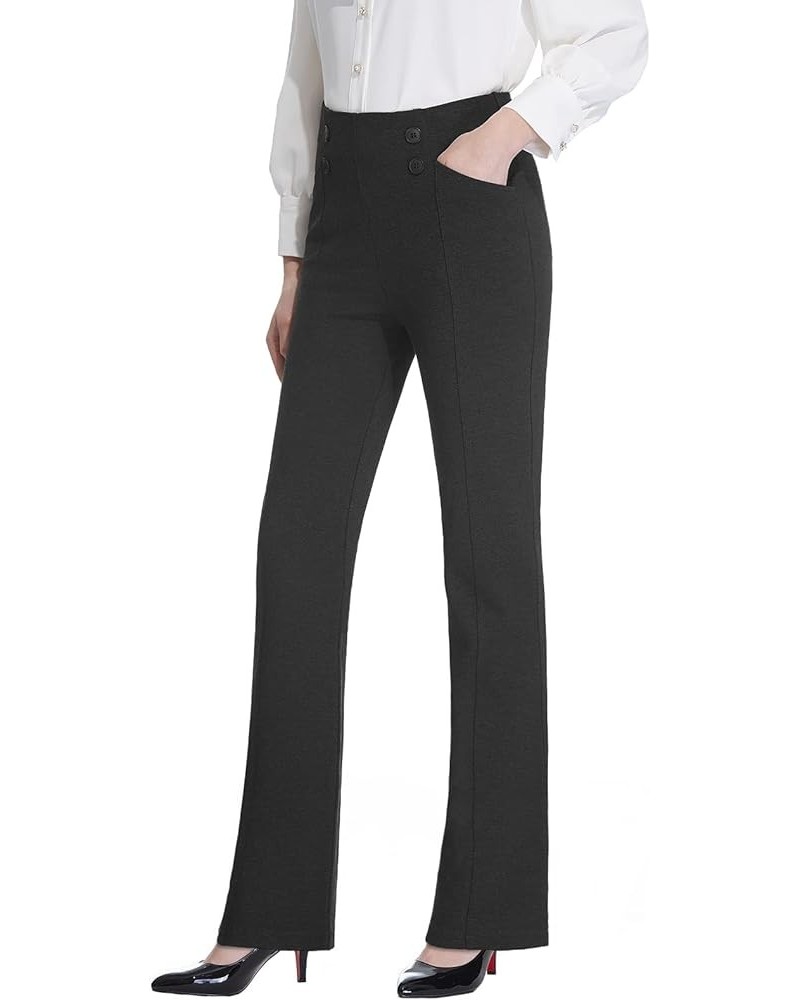 Women's Bootcut Dress Pants 28"/30"/32"/34" Work Pants with Pockets Slacks Business Casual Pants Tall Long Petite 34" Inseam ...