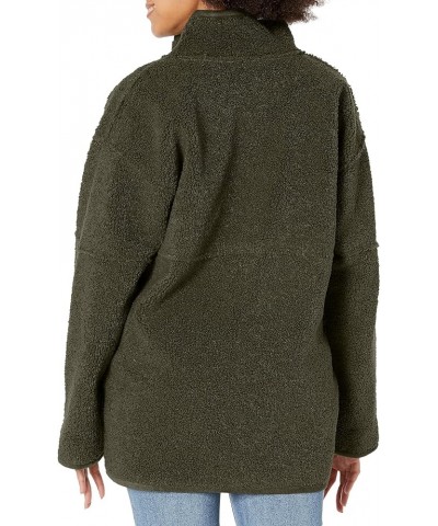 Women's Albany Lux Sherpa Reversible Jacket Army $106.34 Coats