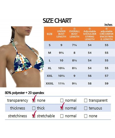 UPF50+ Women Rash Guard Triangle Stringer Swim Bra Suit Bikini Top Workout (SBT) Blue With White $10.58 Swimsuits