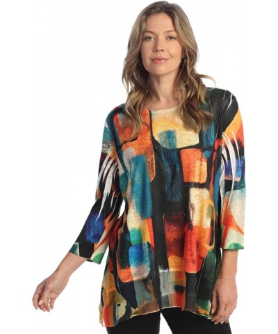 Women's Sonata Tunic Top with Chiffon Hem Tucson $41.04 Tops