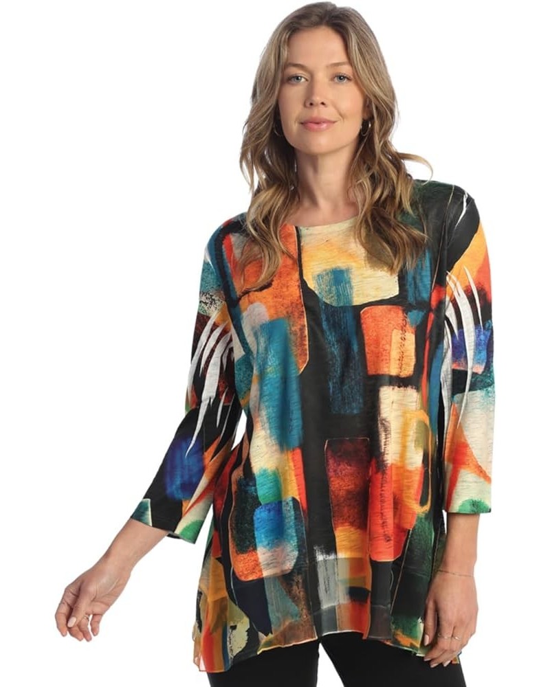 Women's Sonata Tunic Top with Chiffon Hem Tucson $41.04 Tops