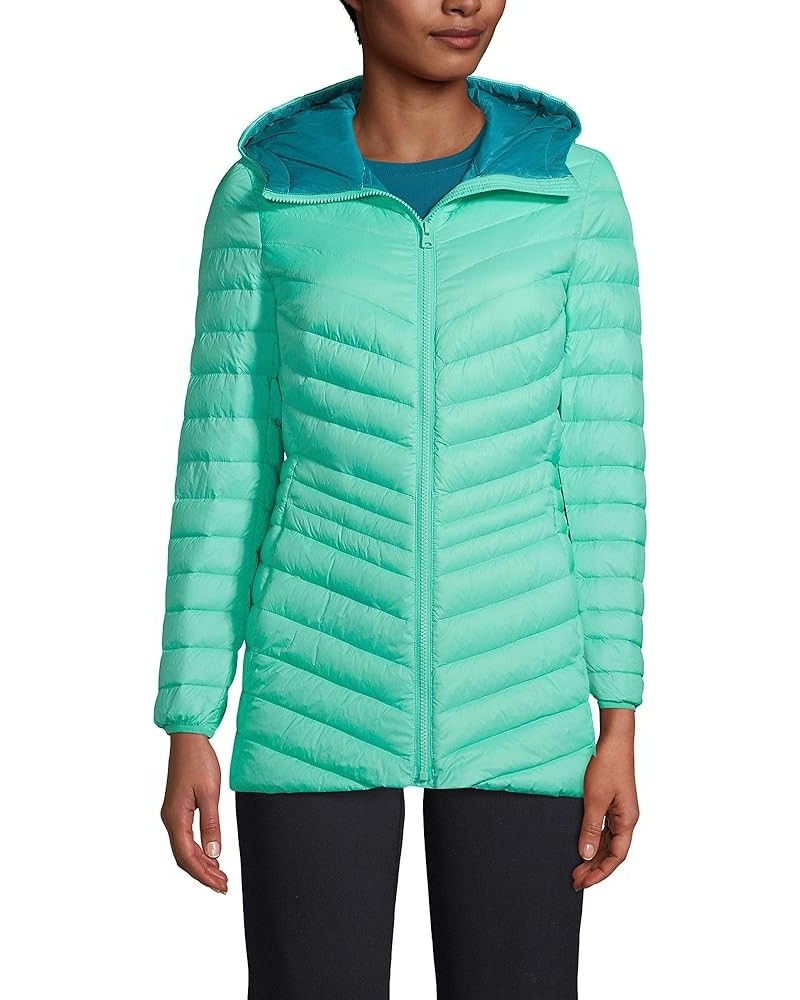 Women's Ultralight Packable Down Jacket Aqua Mint $43.03 Jackets