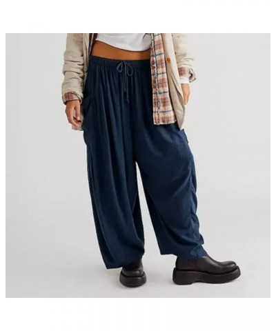 Quinn Plus Size Pants, Quinn Pants for Women Linen Pants with Pockets Summer Harem Pants Boho Beach Pants Green $12.95 Pants