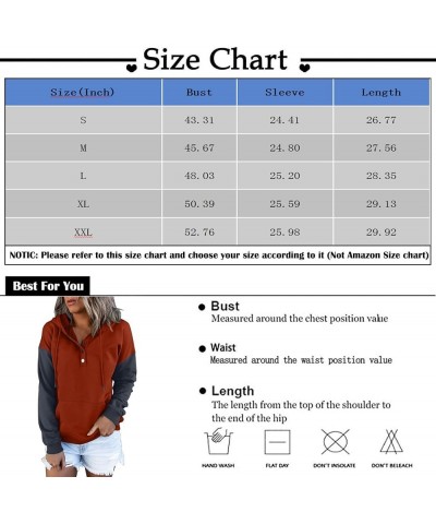 Fashion Hoodies,Casual Long Sleeve Hoodies Women Slim Sweatshirt Button Down Colorblock Sportwear 2023 Tops For Teen 01-dark ...