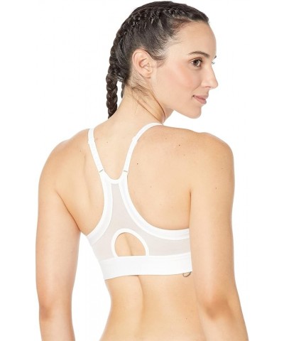 Women's Infinity Covered Low-Impact Sports Bra (101) White / White / Halo Gray $15.78 Lingerie