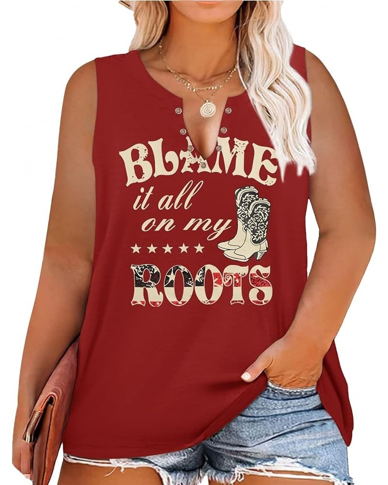 Plus Size Smooth As Tennessee Whiskey Shirt Women Ring Hole Sleeveless Sexy V-Neck Country Music Tank Top Tshirt A5 Red $7.64...