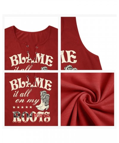 Plus Size Smooth As Tennessee Whiskey Shirt Women Ring Hole Sleeveless Sexy V-Neck Country Music Tank Top Tshirt A5 Red $7.64...