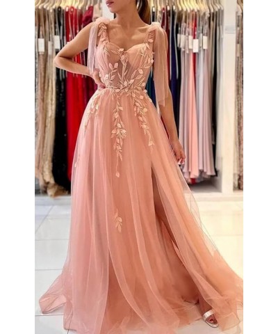 Tulle Long Prom Dresses 2024 with Train for Women Elegant Sweetheart Neck Formal Evening Gown Turquoise $37.80 Dresses