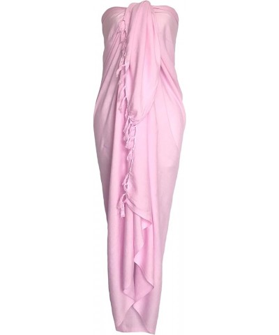 Sarong Wrap from Bali Beach Cover Up Pink $13.74 Swimsuits