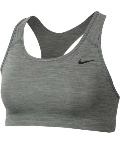 womens Medium Support Non Padded Sports Bra Smoke Grey/Pure/(Black) $24.29 Lingerie