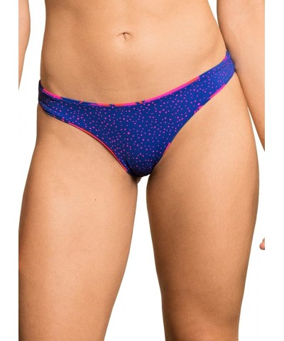 Women's Standard Thin Side Cheeky Cut Pink $10.87 Swimsuits