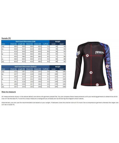 Women's Nordic IBJJF Approved Rash Guard Black Blue $29.90 Swimsuits