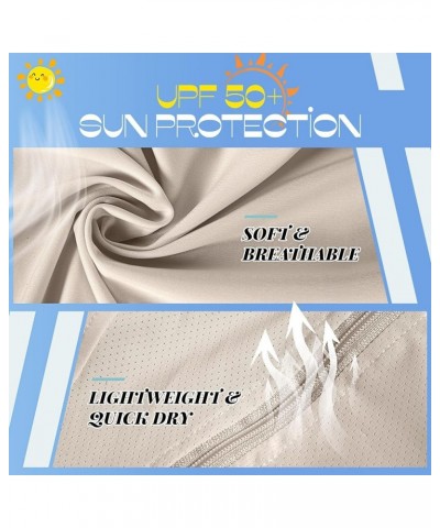 2 Pcs UV Protection Clothing Sun Protection Hoodie Jacket Full Zip UV Block Clothing for Women Haze Blue, Desert Curry $16.80...