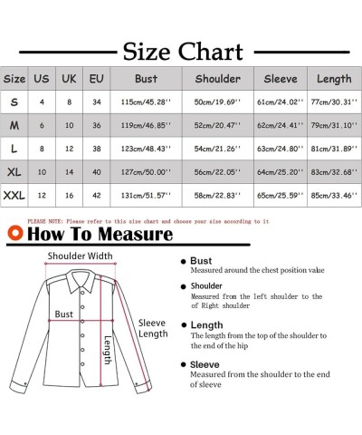 Womens Christmas Jacket Hoodies Fuzzy Xmas Print Outwear Coat Fleece Zip Up Sweatshirt Long Sleeve Outfits Tops Blue-2 $18.19...