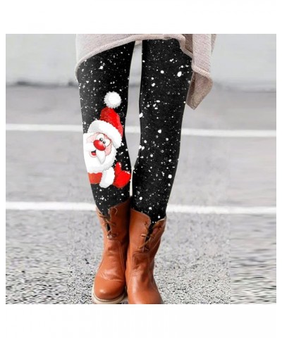 Christmas Leggings for Women 2022,Womens Ultra Soft Brushed Christmas Leggings Pants Ankle Length Pants F $7.84 Leggings