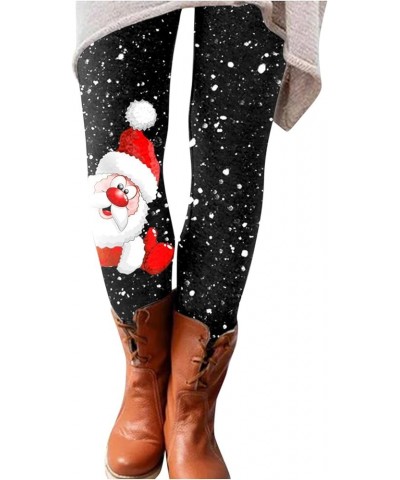 Christmas Leggings for Women 2022,Womens Ultra Soft Brushed Christmas Leggings Pants Ankle Length Pants F $7.84 Leggings