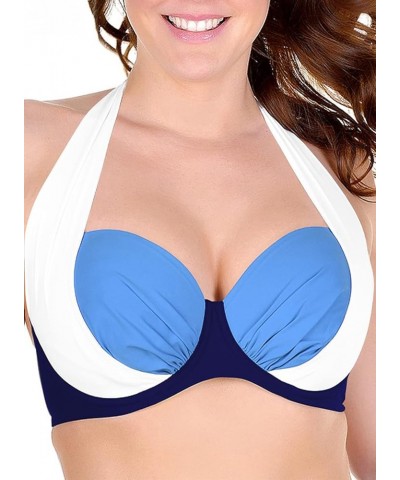 Women Push Up Two Piece Bikini Swimsuits Padded Swimwear Bathing Suit Za Blue $15.74 Swimsuits