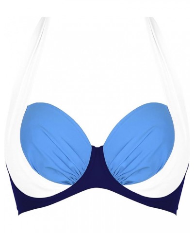 Women Push Up Two Piece Bikini Swimsuits Padded Swimwear Bathing Suit Za Blue $15.74 Swimsuits