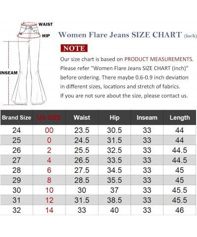 Womens Flare Jeans High Waist Bell Bottom Jeans for Women High Rise Stretchy Denim Distressed Raw Hem Wide Leg Pants Purple $...