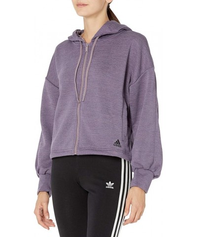 Women's Gathered Hoodie Legacy Purple $15.40 Activewear