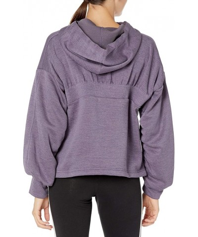 Women's Gathered Hoodie Legacy Purple $15.40 Activewear