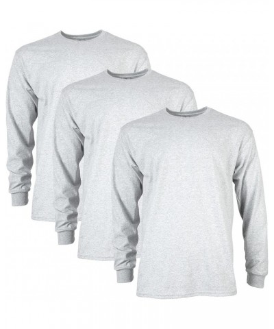 Adult Ultra Cotton Long Sleeve T-Shirt, Style G2400, Multipack 3 Ash Grey (3-pack) $8.40 T-Shirts