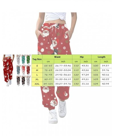 Womens Sweatpants with Pockets,Women's Cute Print Sport Pants Joggers Drawstring Elastic Waist Trousers Z5-blue $5.71 Tanks